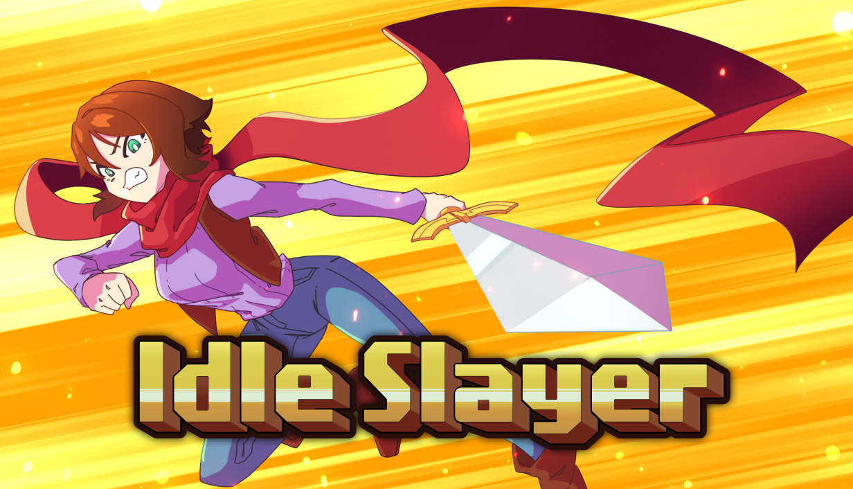 Idle Slayer 공식 프레스킷의 메인 캡슐 아트